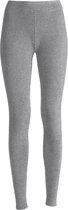 Legging de sport long gris pour femme et bande élastique modèle Leire taille S