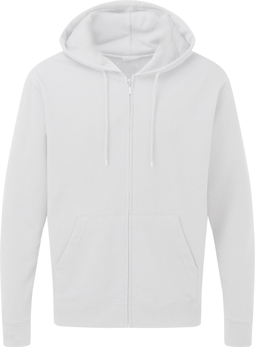 Hooded Full Zip Hoodie Heren SG Collectie Wit
