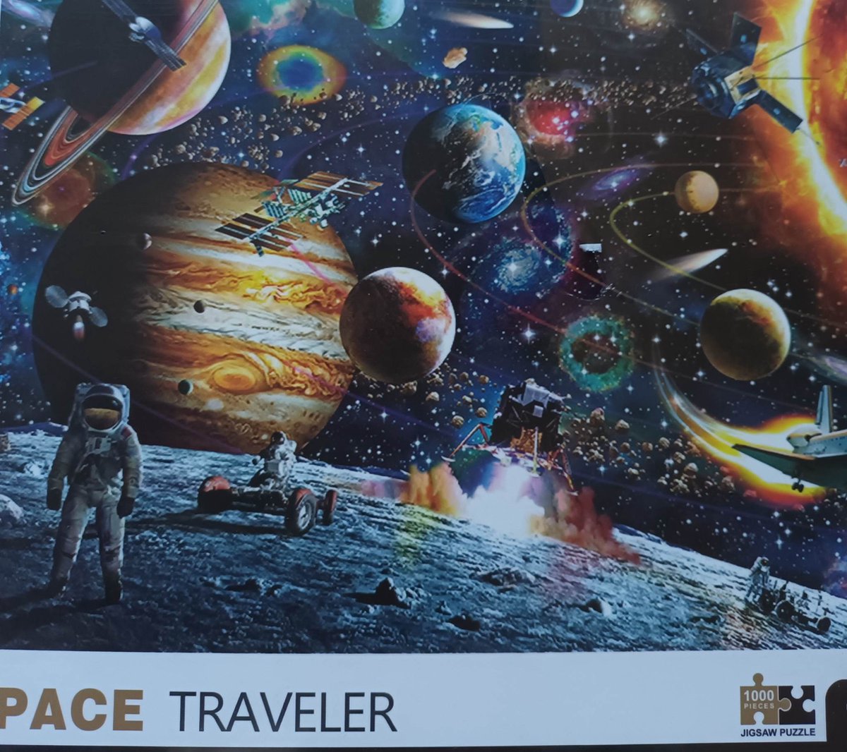 Puzzel 1000 stuks 70cm x 50cm - Space Traveler
