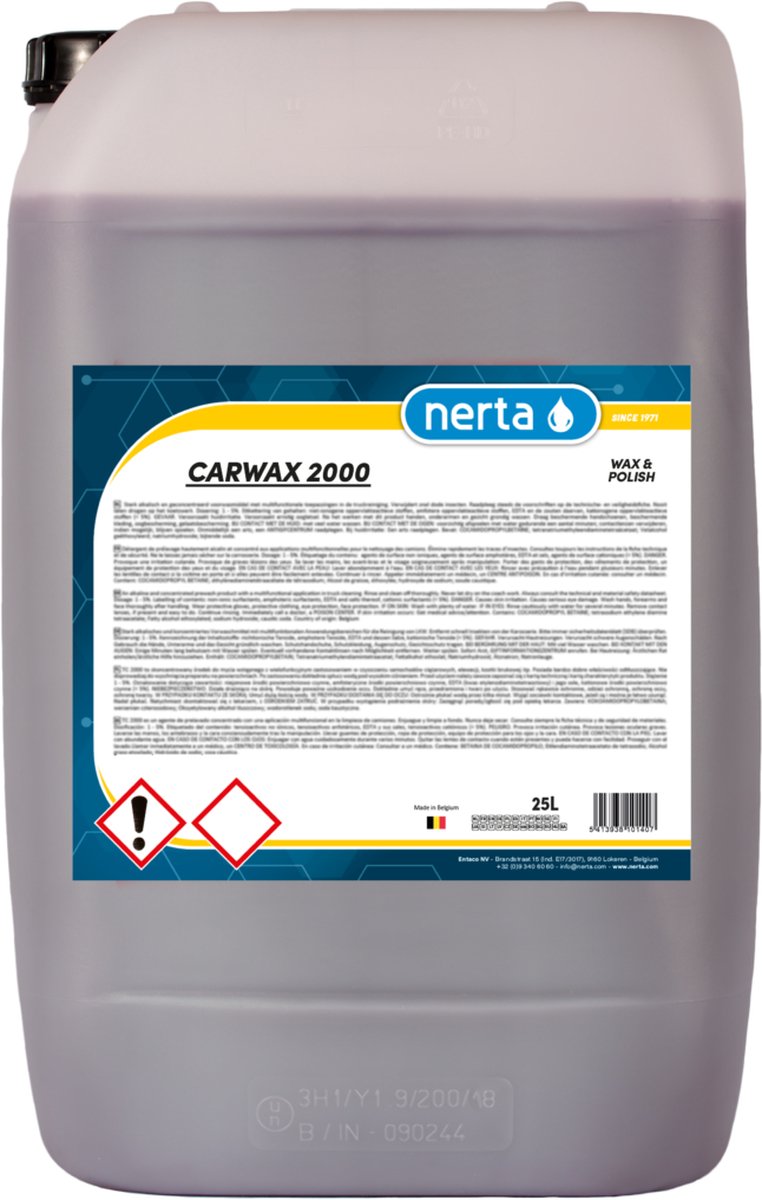Nerta Carwax 2000 - auto wax - 5 liter