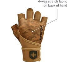Harbinger Harbinger Pro Gloves - Fitness Wrist Wraps Heren & Dames - Licht & Flexibel - L - Unisex - Camo - Gym & Crossfit Training - Krachttraining