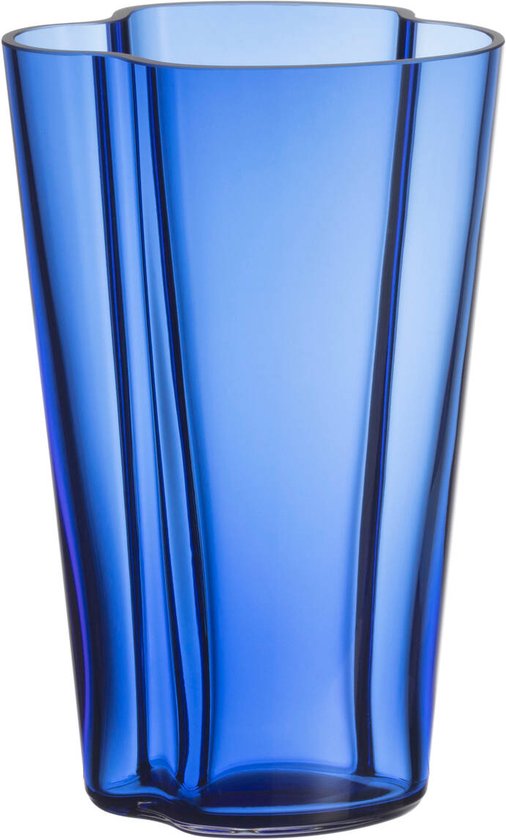 Iittala Alvar Aalto Collection vase 220mm bleu outremer