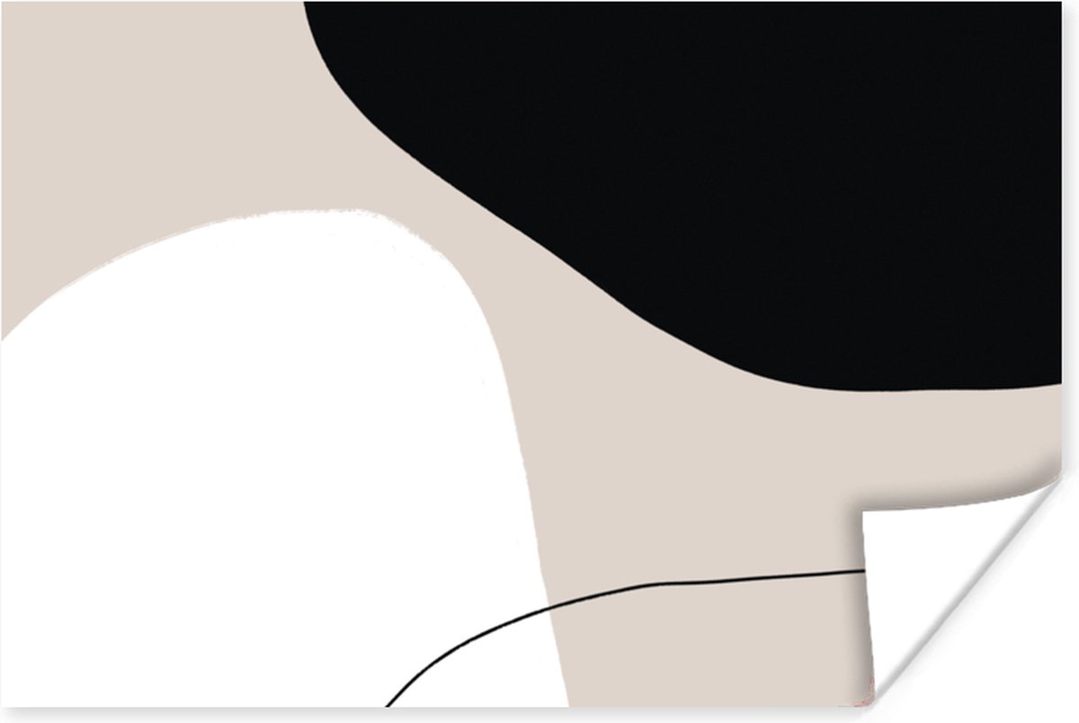 Poster Vormen - Abstract - Design - 120x80 cm