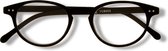 Noci Eyewear YCB003 Boston Leesbril +2.50 - Mat zwart - verend scharnier