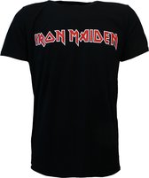 Iron Maiden Band Logo T-Shirt Zwart - Officiële Merchandise