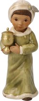 Goebel - Kerst | Decoratief beeld / figuur kerststal Kaspar | Aardewerk - 11cm