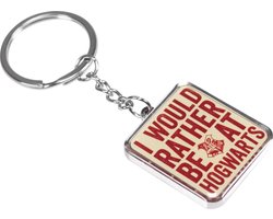 foto van Harry Potter - I'd Rather Be At Hogwarts - Metalen Sleutelhanger