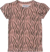 Dirkje - T-shirt - Zebra - Imprimé - Rose - Taille 56