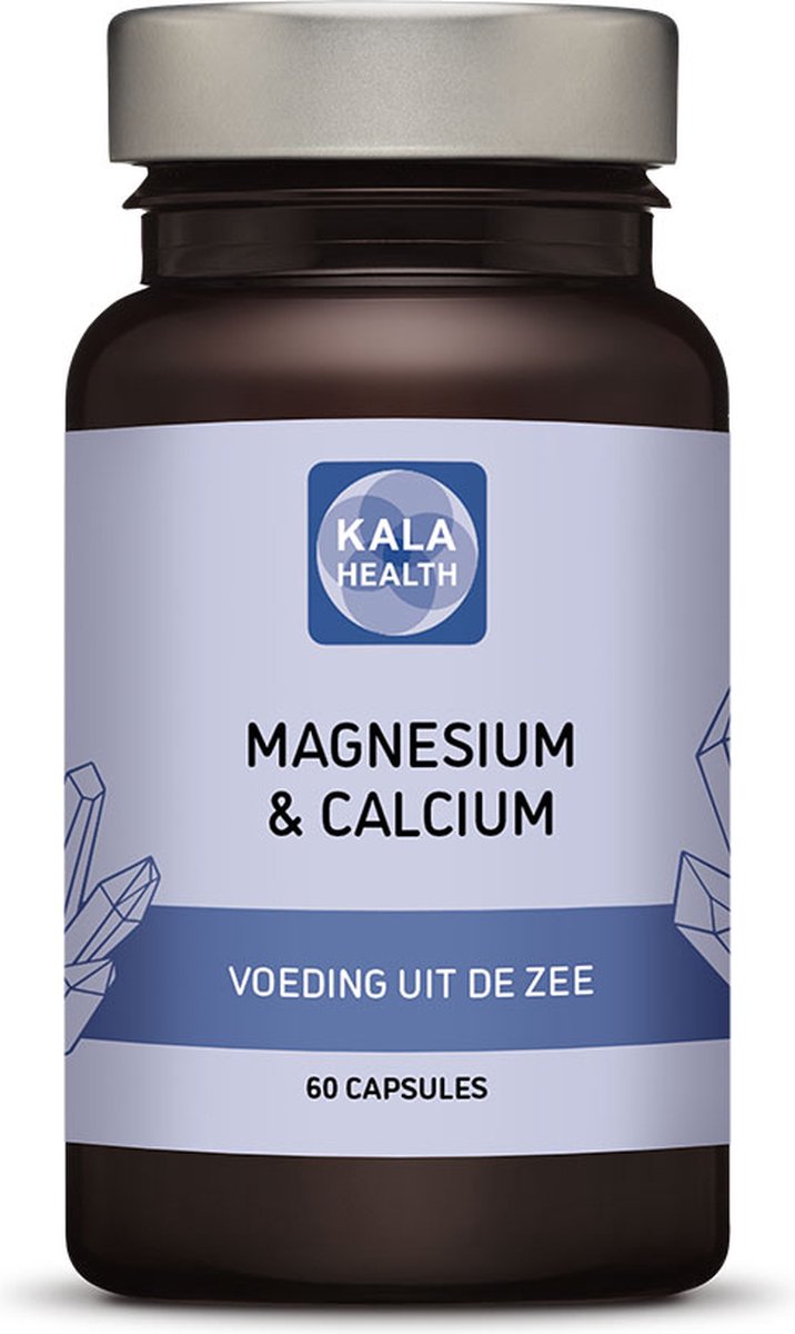 Goedkoopste Calcium Magnesium - 60 capsules | Essentiële Mineralen voor ondersteuning van Botgezondheid, Spierfunctie en Hartgezondheid - Kala Health