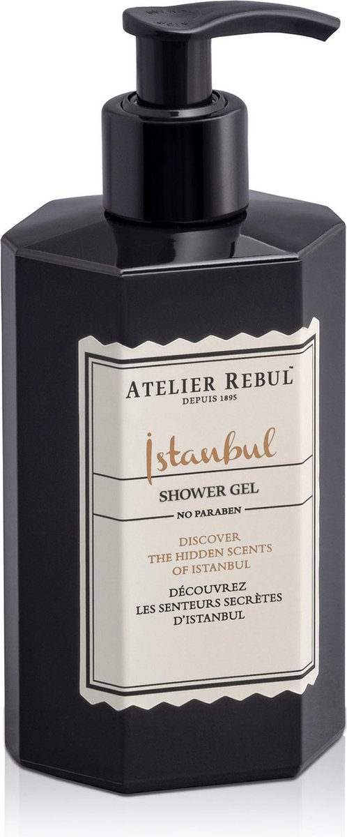 Istanbul Douchegel Atelier Rebul (430ml) - Houtige & Kruidige Geur - Natuurlijke Douchegel