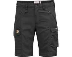 Fjallraven Nikka Shorts Curved Dames Kortebroek Black 42