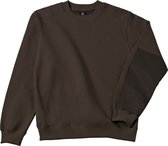 Workwear Sweater 'Hero Pro' B&C Collectie maat S Bruin