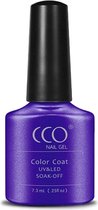 CCO Shellac - Gel Nagellak - kleur Queens Coronation 68002 - BlauwPaarsShimmer - Dekkende kleur - 7.3ml - Vegan