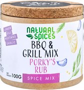 Porky's Rub - BBQ & Grill Mix - Kruidenmix - 100% Natuurlijke Smaakmaker - Duurzame Verpakking - Natural Spices