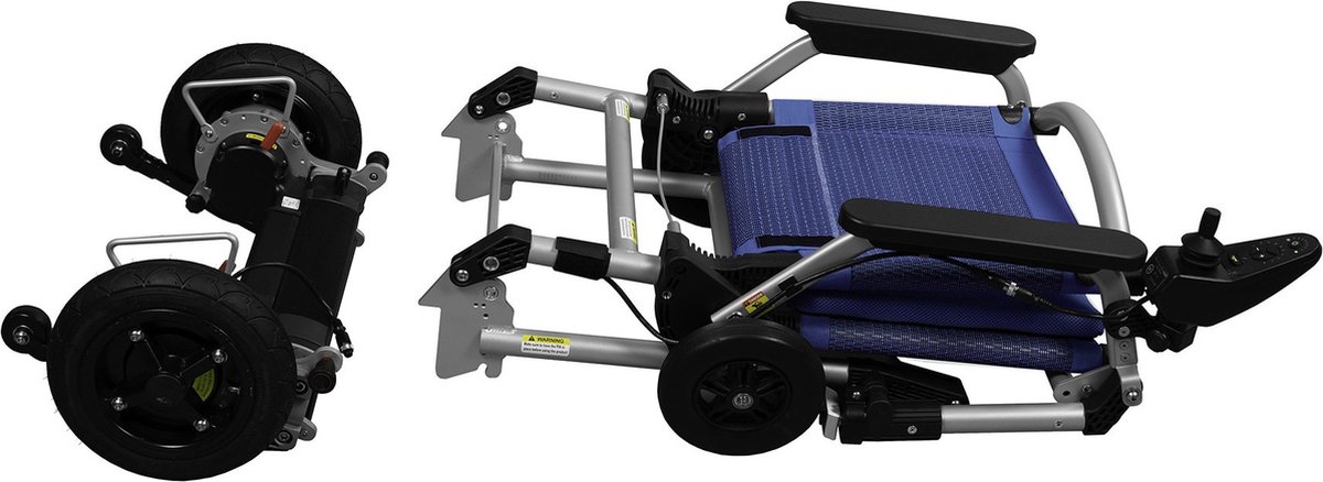 Opvouwbare Elektrische rolstoel Splitrider zwart - 12 kg | bol.com
