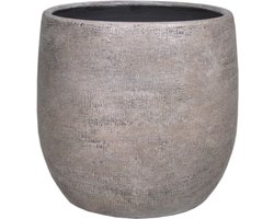Bloempot Mira - d34 x h31cm - Wit
