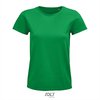 SOL'S - Pioneer T-Shirt dames - Groen - 100% Biologisch Katoen - M