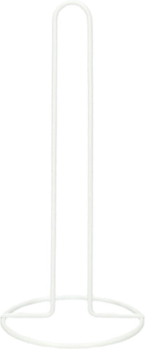 Keukenrolhouder - FLETCHER - Wit- RVS - 27 cm - keuken - keukenrol - thuis - interieur