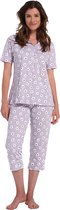 Pyjama boutonné Pastunette capri 20231-102-6 - Violet - 46