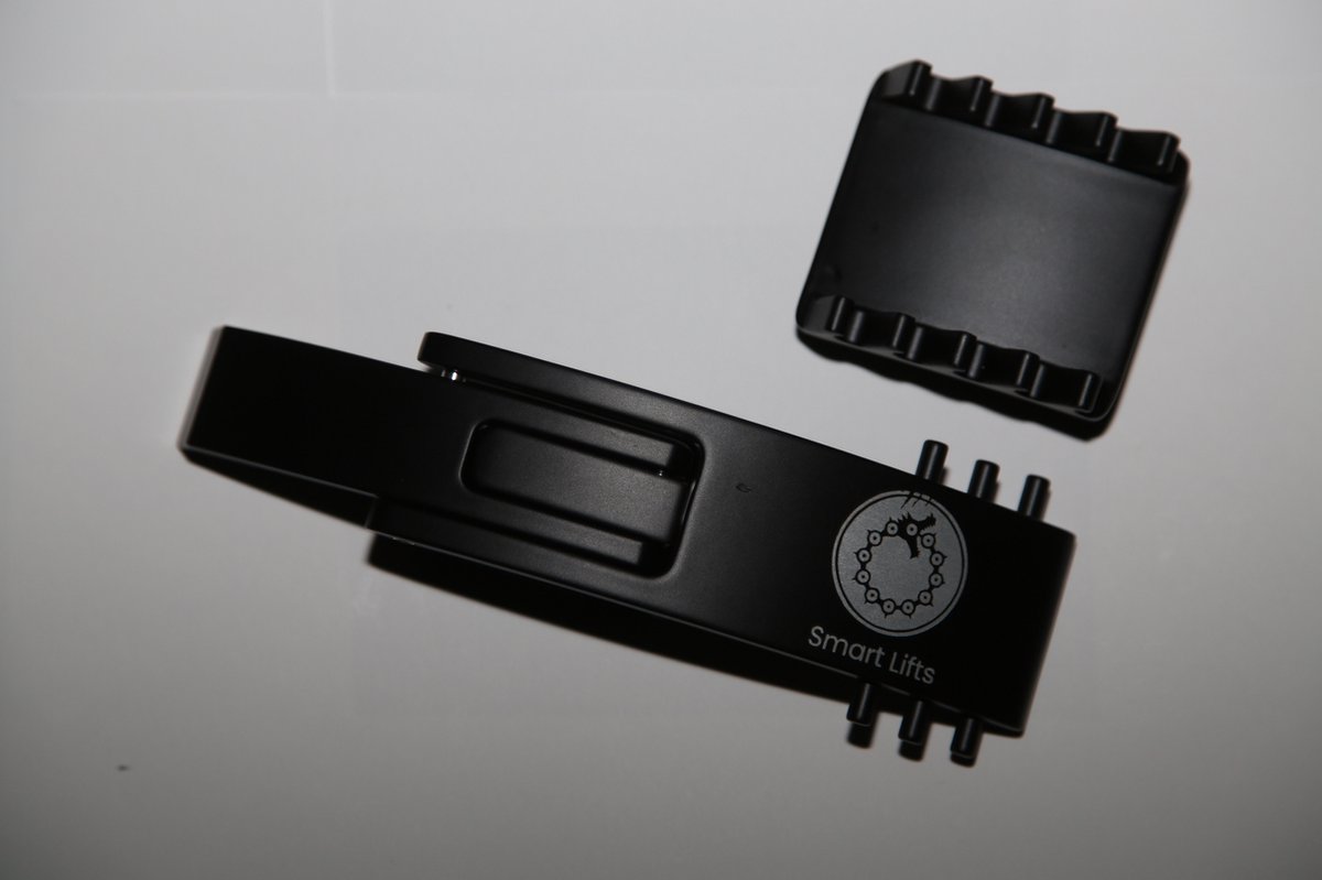 Smart Lifts- Smart Buckle®- Universele Lifting Belt Gesp- 5 verschillende standen. Universele design past op elke power/lifting belt met leversysteem.