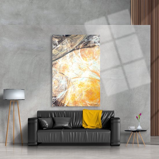 Luxe Plexiglas Schilderij Explosion | 150x100 | Woonkamer | Slaapkamer | Kantoor | Muziek | Design | Art | Modern | ** 5MM DIK**