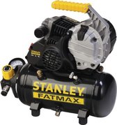 Bol.com Stanley Compressor HY227/8/6E FMXCM00 - Luchtcompressor 8Bar - 6L - 222L/Min - Ingebouwd Handvat - Zwart aanbieding