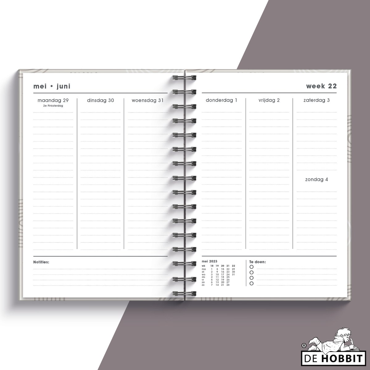 WiseGoods Luxe Agenda Weekly Planner A5 - Deskplanner Women - Planner -  School Agenda | bol