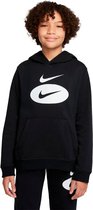 Nike Sportswear Core HBR Capuchon Mannen Black / Dk Smoke Grey / Summit White - Maat 12-13 Years