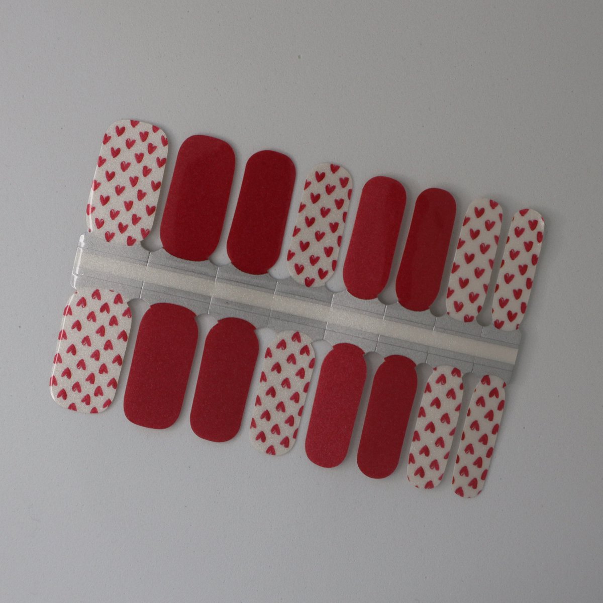 Goedkoopste YellowSnails - Nagel Wraps - Valentines red - Nagel Stickers - Nagel Folie - Nail Wraps - Nail Stickers - Nail Art - Nail Foil