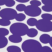 Mouse stickers (24) – Mouse stickers – Muurstickers Mouse – Mouse traktaties – Herbruikbaar en Overschrijfbaar - Kleur: Paars