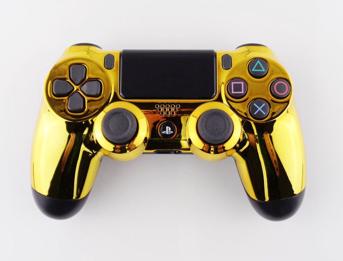 XQGaming PS4 DualShock 4 V2 Chroom Goud