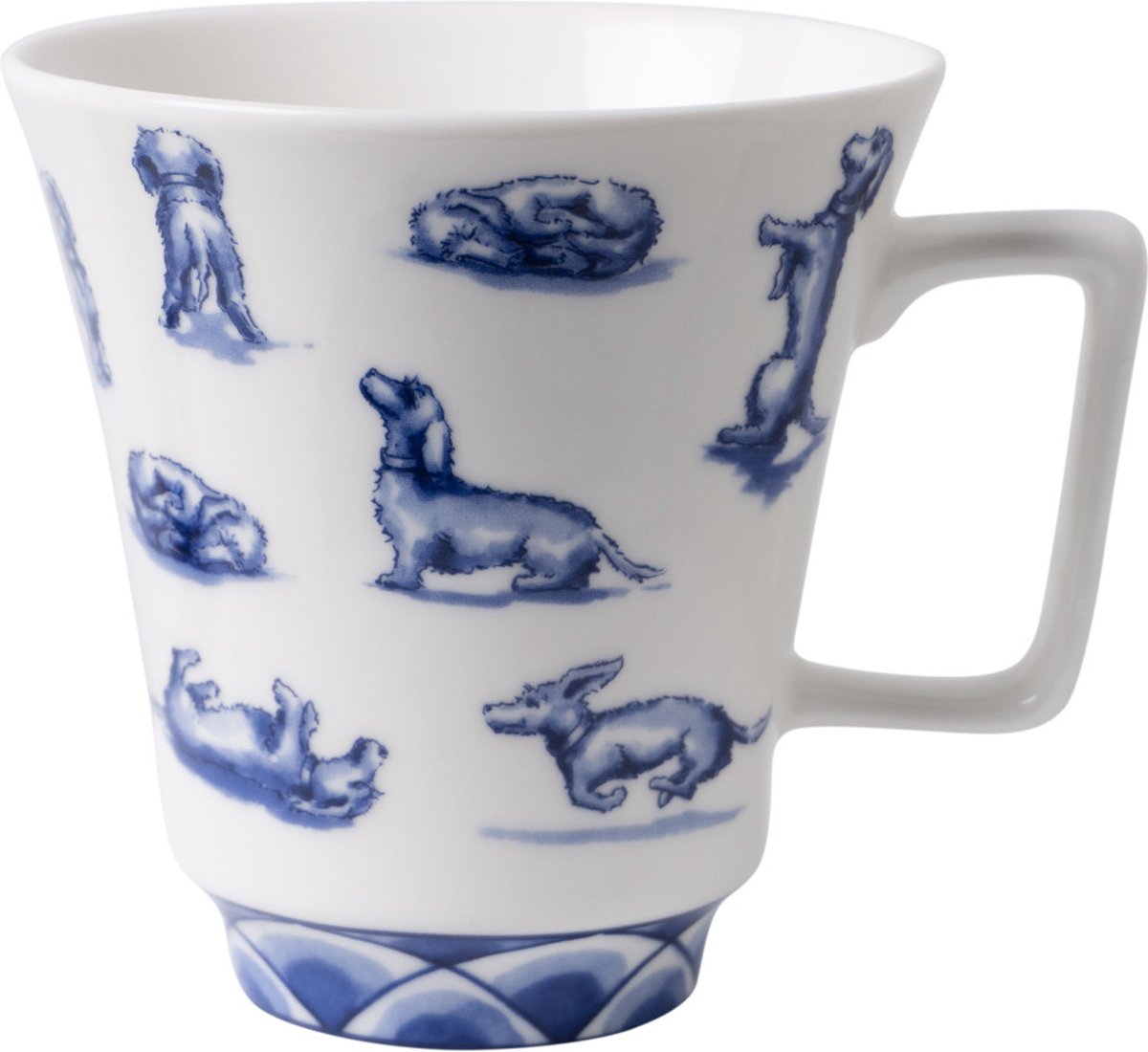 Heinen Delfts Blauw Theemok Teckel Nhaan 350 ml
