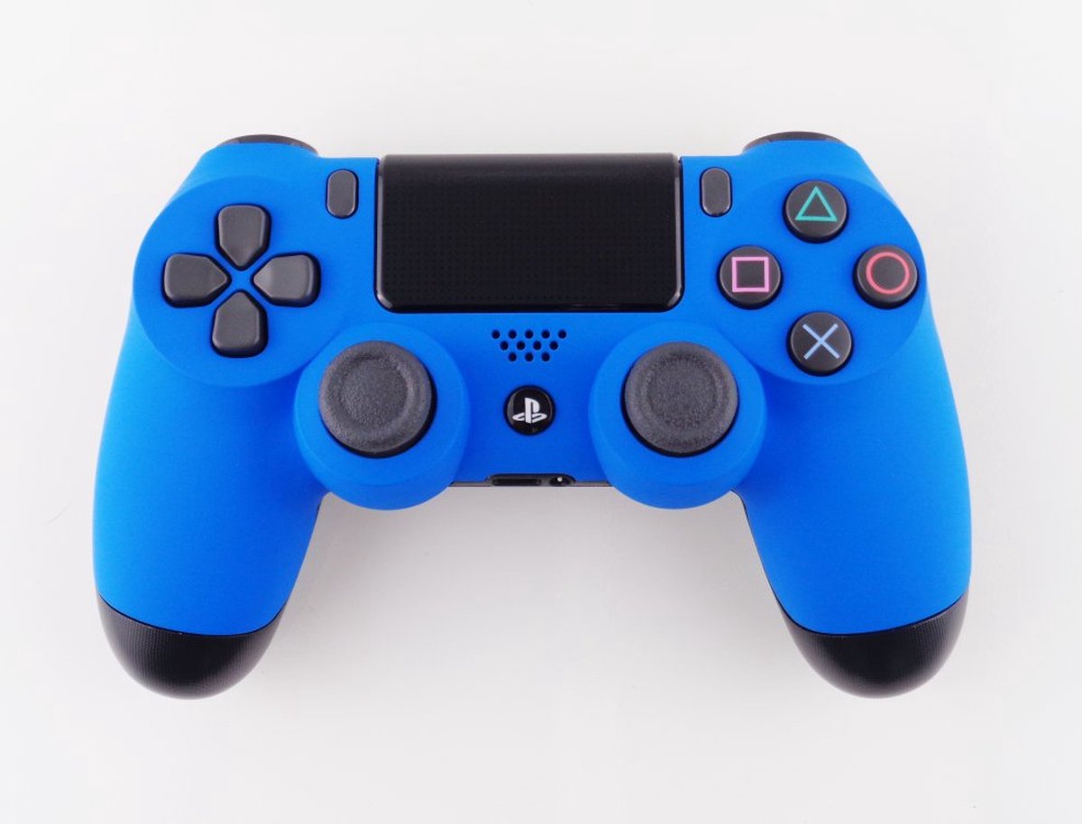 XQGaming PS4 DualShock 4 V2 Blauw (soft touch)