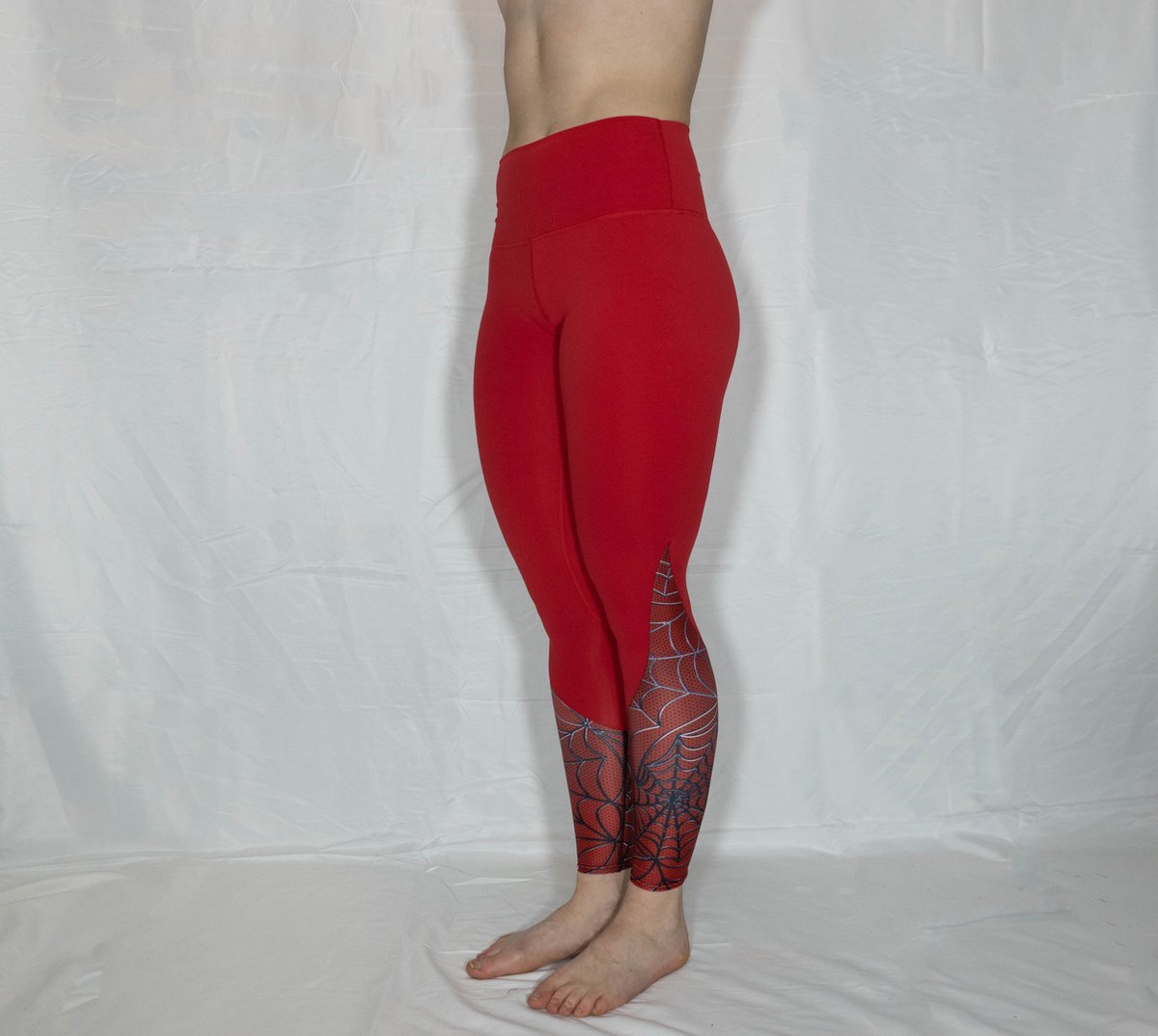 Rooz sportswear - spiderman - sport - legging - fitness - yoga - high waist - dames - rood - sportlegging - maat S