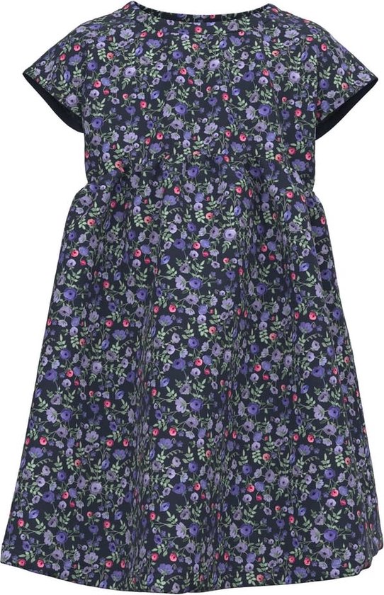 Name it Robe à fleurs Filles Sapphire foncé - 98