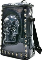 Sac à dos Ultimate Skull XL laqué noir - Extraordinaire - Groot taille - (LxHxP) environ 30cm x 45cm x 18cm