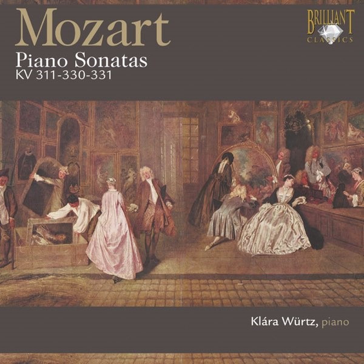 Klára Würtz - Mozart: Piano Sonates Kv 311-330-331 (CD)