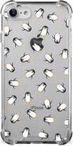 Doorzichtige Silicone Hoesje geschikt voor iPhone SE 2022/2020 | iPhone 8/7 Pinguïn