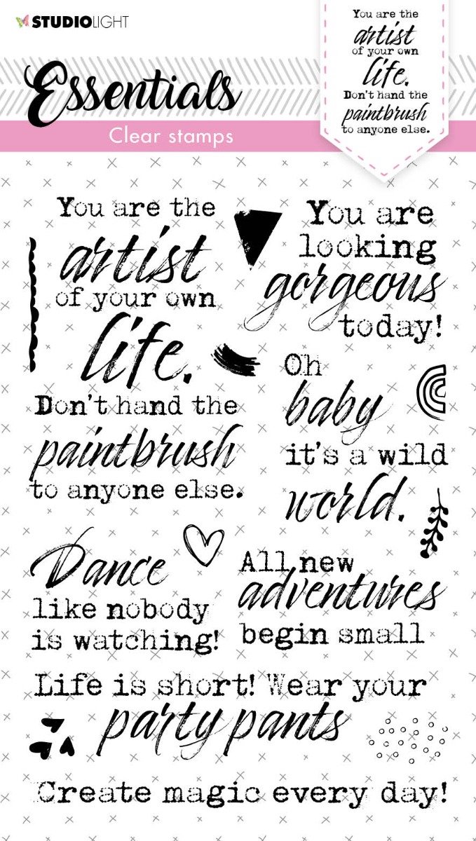 Studio Light Essentials clear stamp You are an artist nr.1