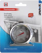 Scanpart oventhermometer ovenbestendig - Analoog - RVS - 0°C tot +300°C