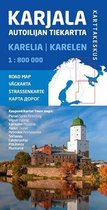 Wegenkaart Karelië 1:800 000
