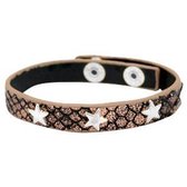 Armband stars roségoudkleurig