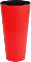 Bloempot Buiten Hoog Rond Tubus Slim 40cm KORAALROOD Prosperplast