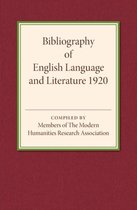 Bibliography of English Language and Literature 1920