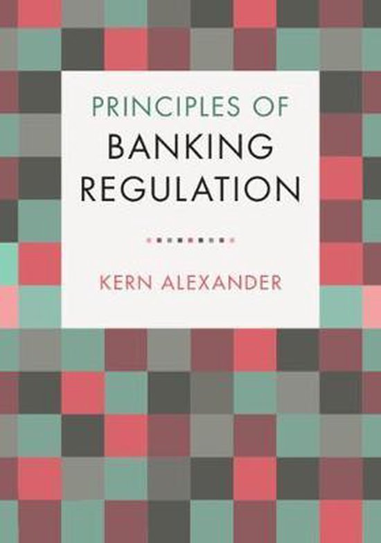 Boek cover Principles of Banking Regulation van Kern Alexander (Hardcover)