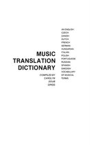 Music Translation Dictionary
