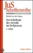 Der Schriftsatz des Anwalts im Zivilprozess