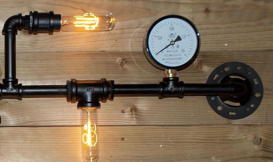steampunk wandlamp |