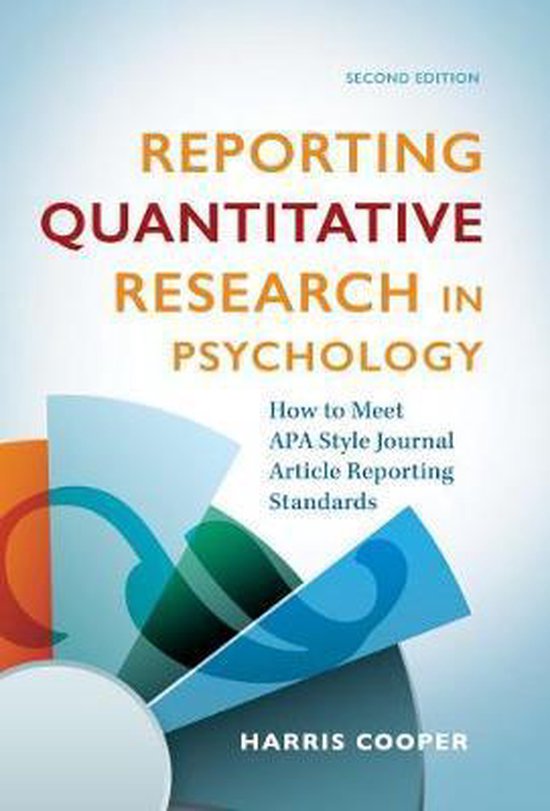 Reporting Quantitative Research in Psychology 9781433829376 Harris