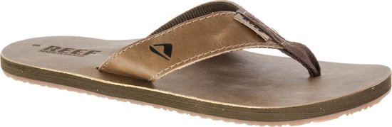 Reef Leather Smoothy  Slippers - Maat 39 - Mannen - bruin